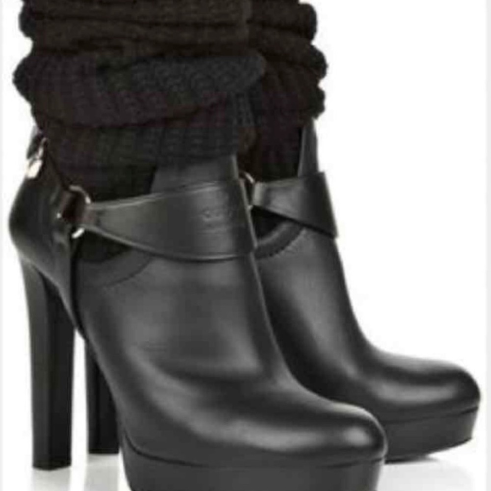 Gucci thigh high sweater boots